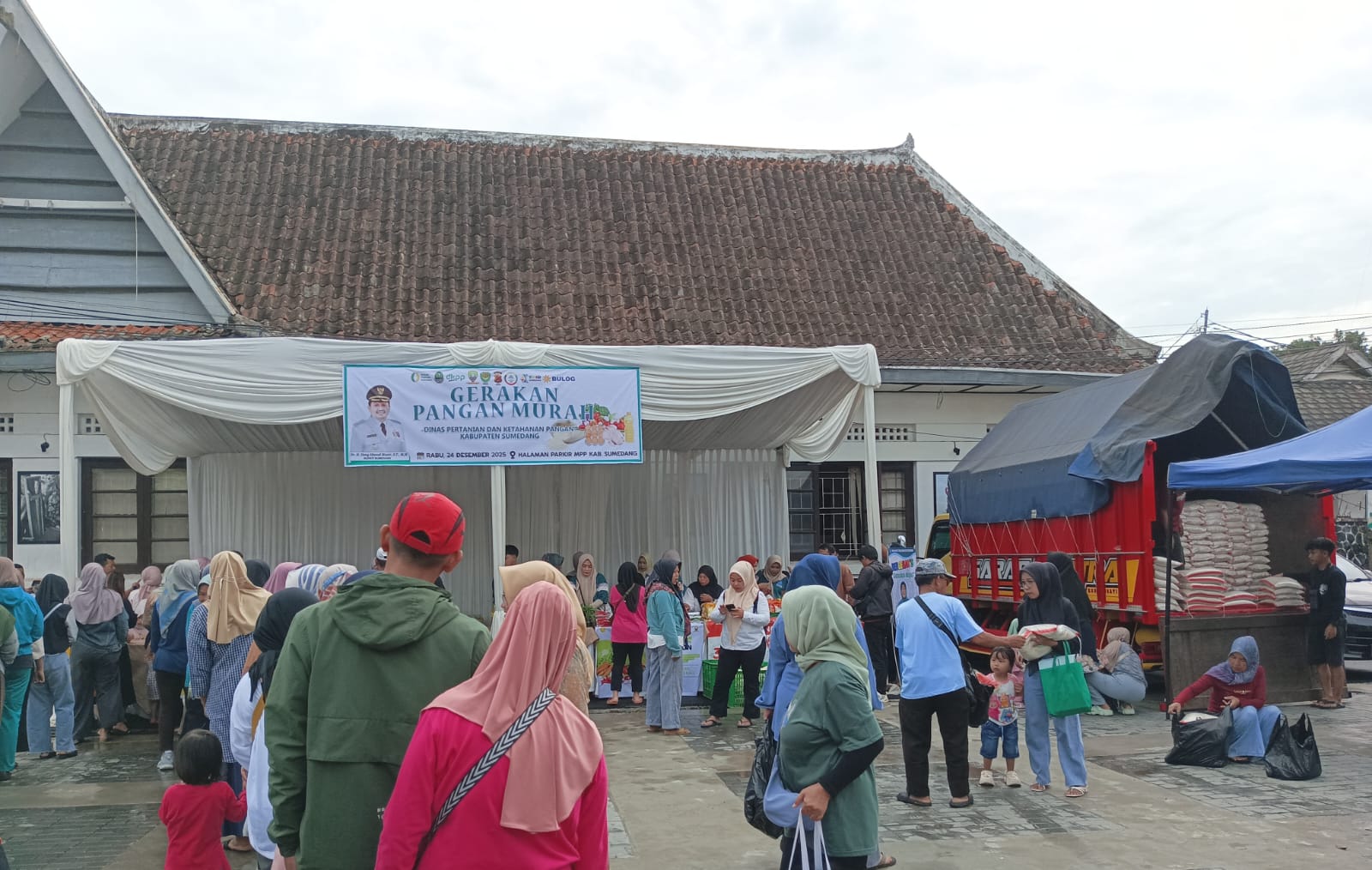 DPKP Sumedang Gelar Gerakan Pangan Murah Jelang Natal dan Tahun Baru 2026