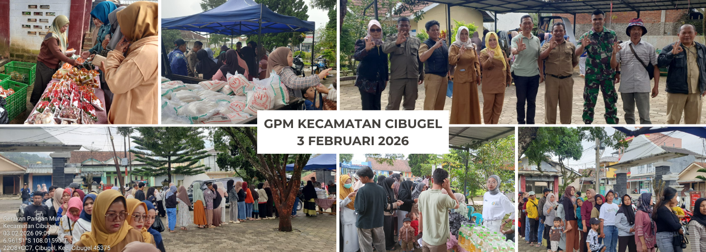 Gerakan Pangan Murah (GPM) di Kecamatan Cibugel, Sumedang, Disambut Antusias Warga