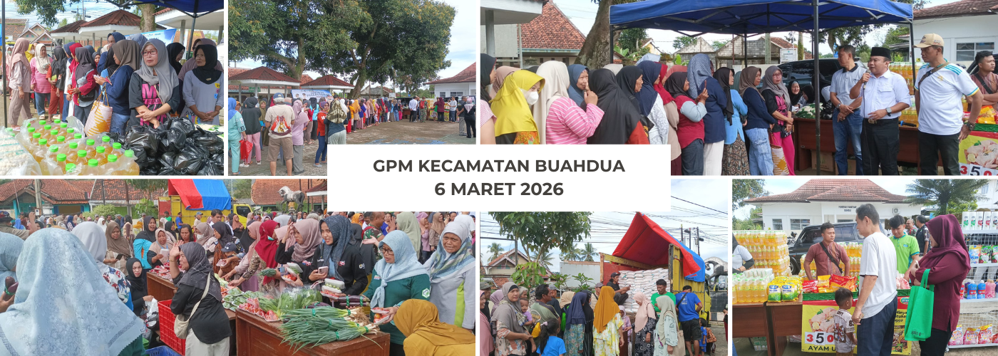 Gerakan Pangan Murah Hadir di Kecamatan Buahdua, Solusi Pangan Terjangkau Saat Ramadan 1447 H