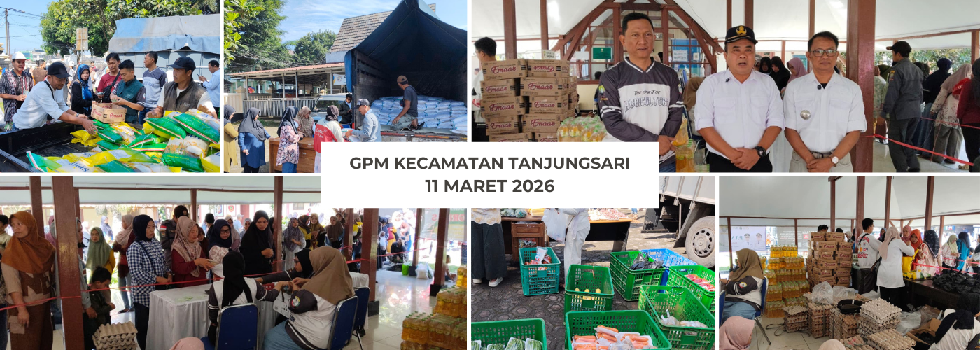 Gerakan Pangan Murah Hadir (GPM) di Kecamatan Tanjungsari, Pangan Terjangkau Saat Ramadan 1447 H