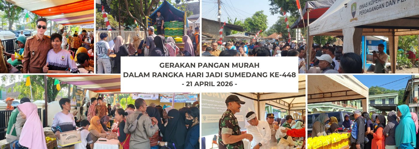 Gerakan Pangan Murah Meriahkan Hari Jadi Sumedang ke-448